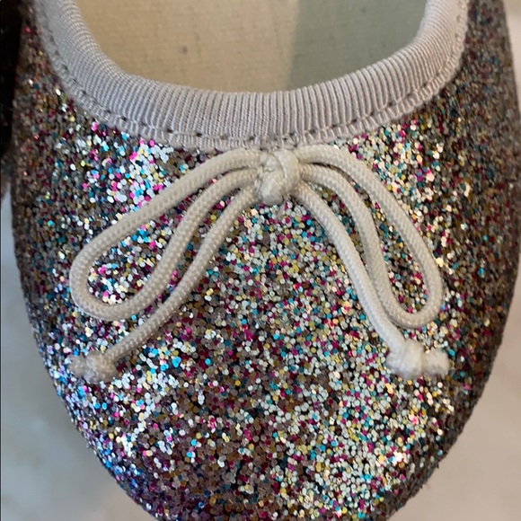 Crewcuts silver glitter ballet flats - Picture 6 of 6